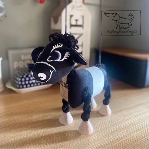 Belted Galloway Cow Puppet
