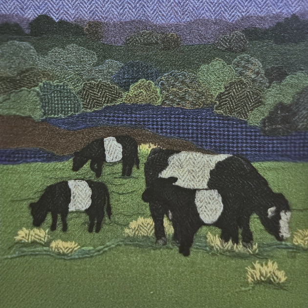 Harris Tweed Beltie card